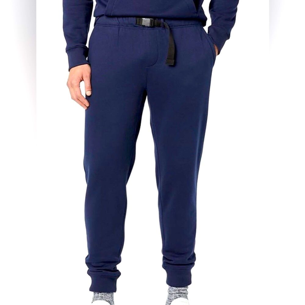 AMAZON brand Men's/Women’s Fleece Sweatpants navy blue size M NWT